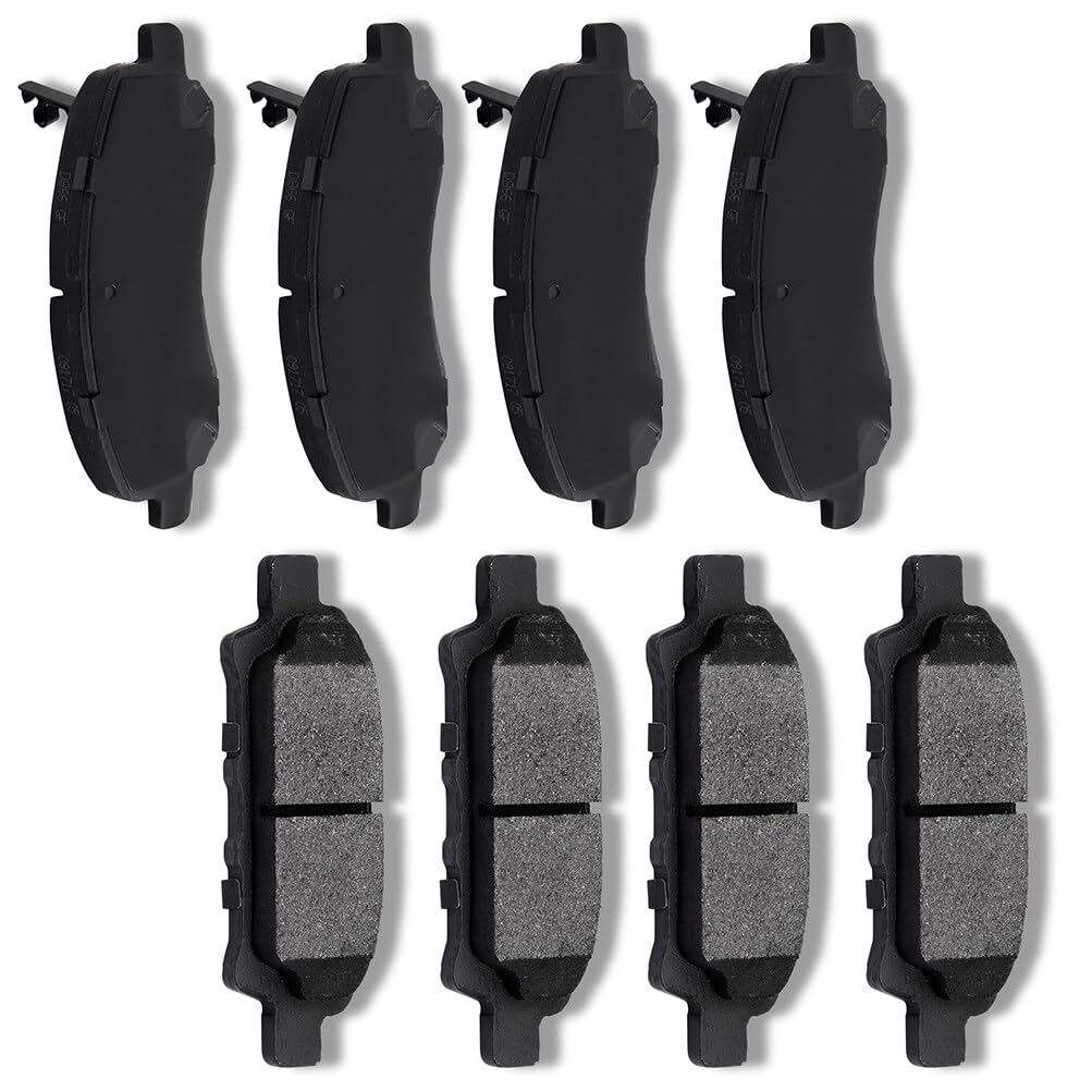 AUTOMUTO Front Rear Disc Brake Pads Set D866 D1037 For Jeep For Compass