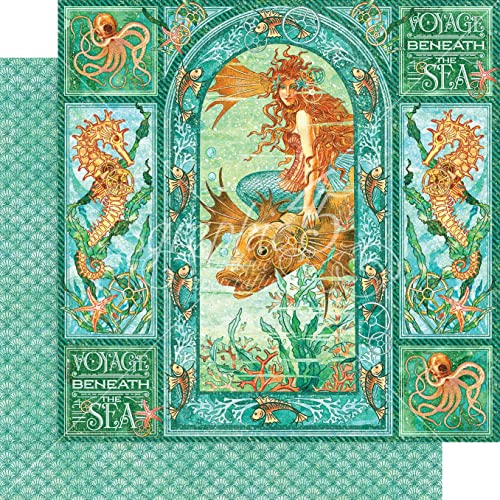 Graphic 45 Nature Sketchbook 12x12 Paper Pad, Multicoloured, Multicolor, 12 x 12 Inches - Image 4