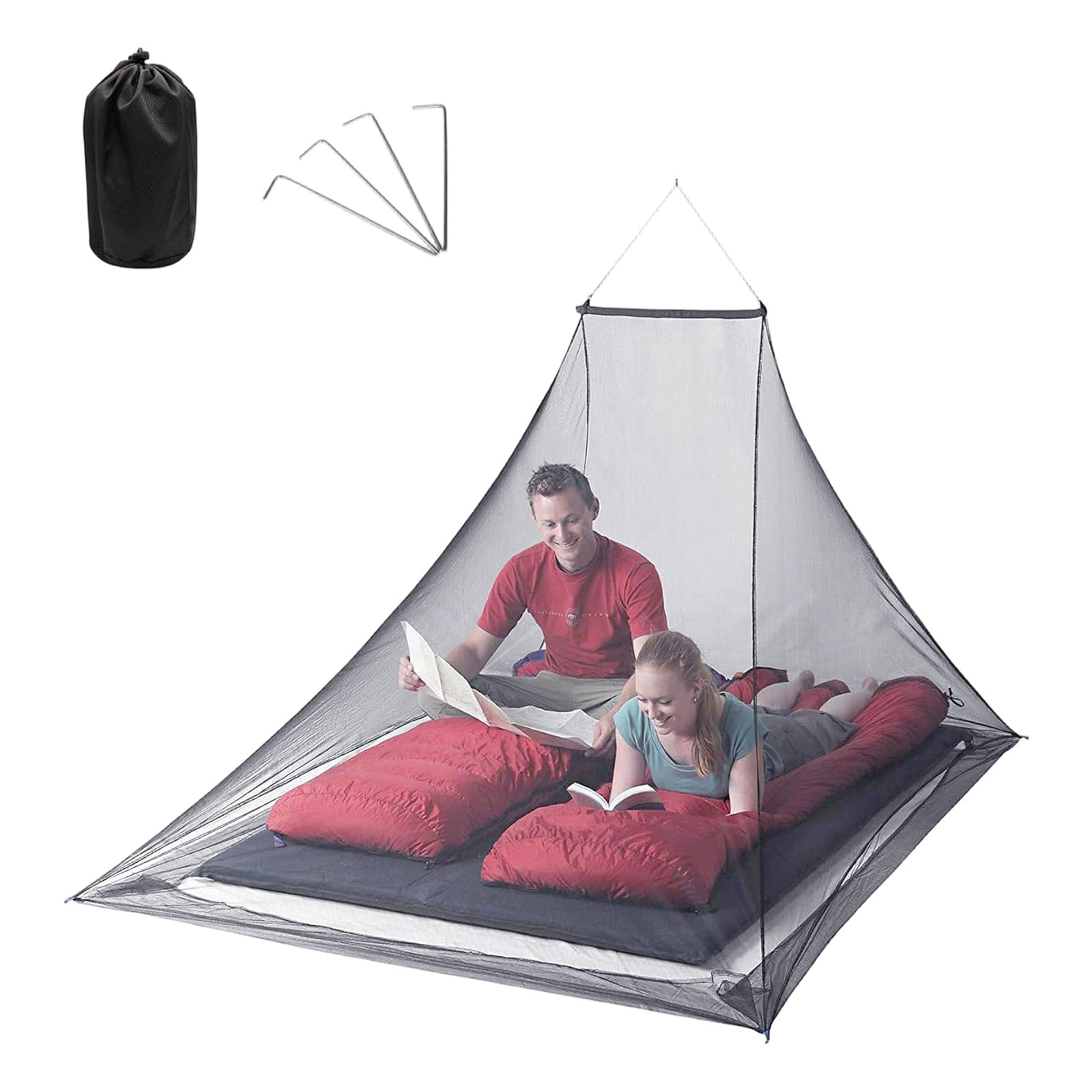 Culicid Net Large Outdoor Mosquitoes Netting Camping Tent Polyester Texture Suitable for Camping and Picnics Transportable Net