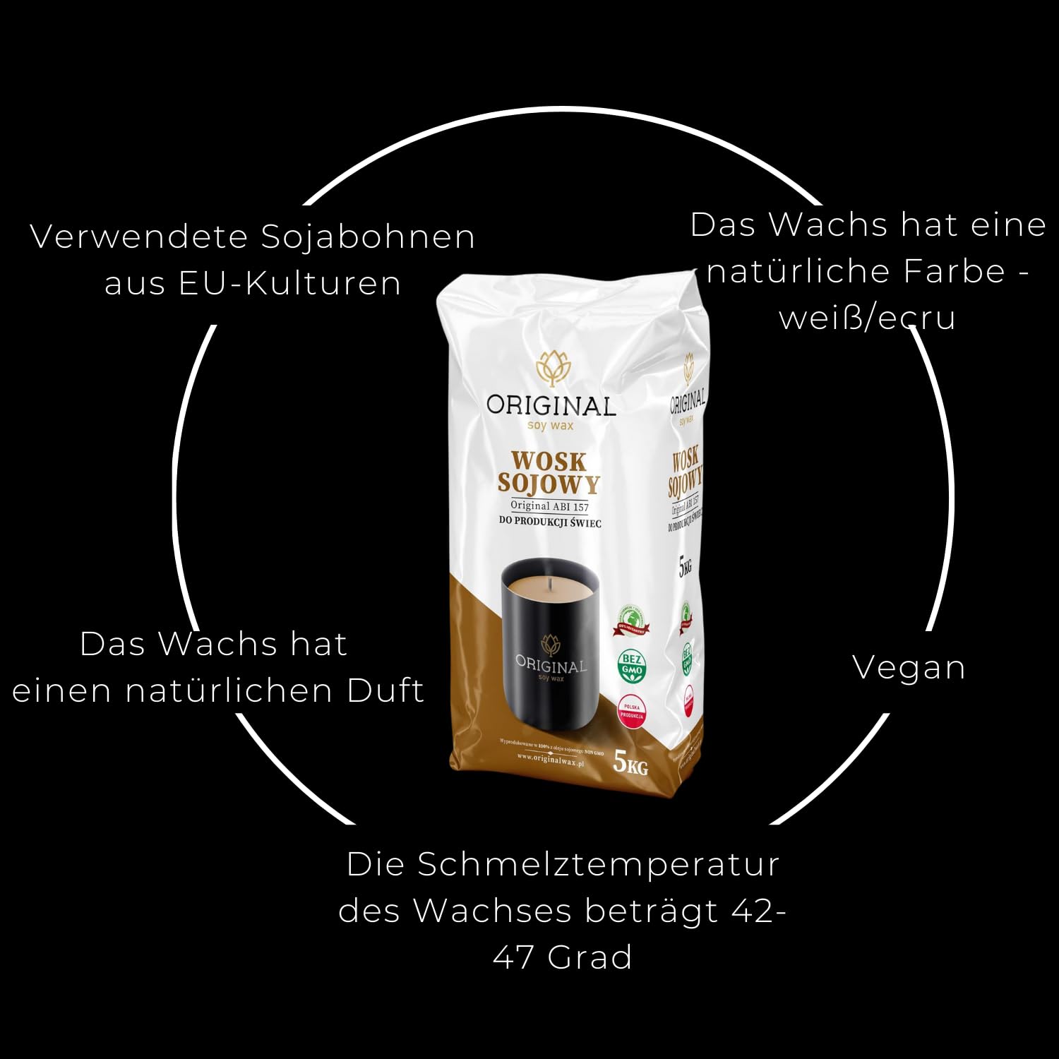 Kleurrijke kaarsenwas voor het maken van kaarsen - set van 12 kleuren