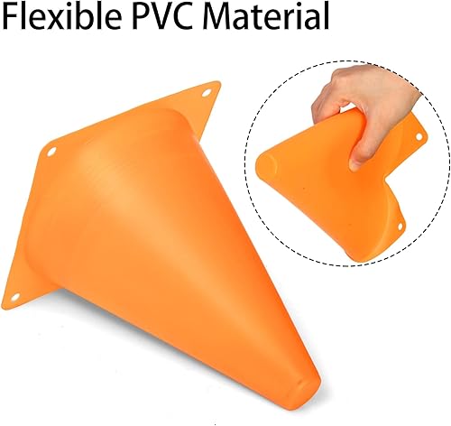 Miniatura 3 de conos de agilidad para interior/exterior, varios colores, set de 24.