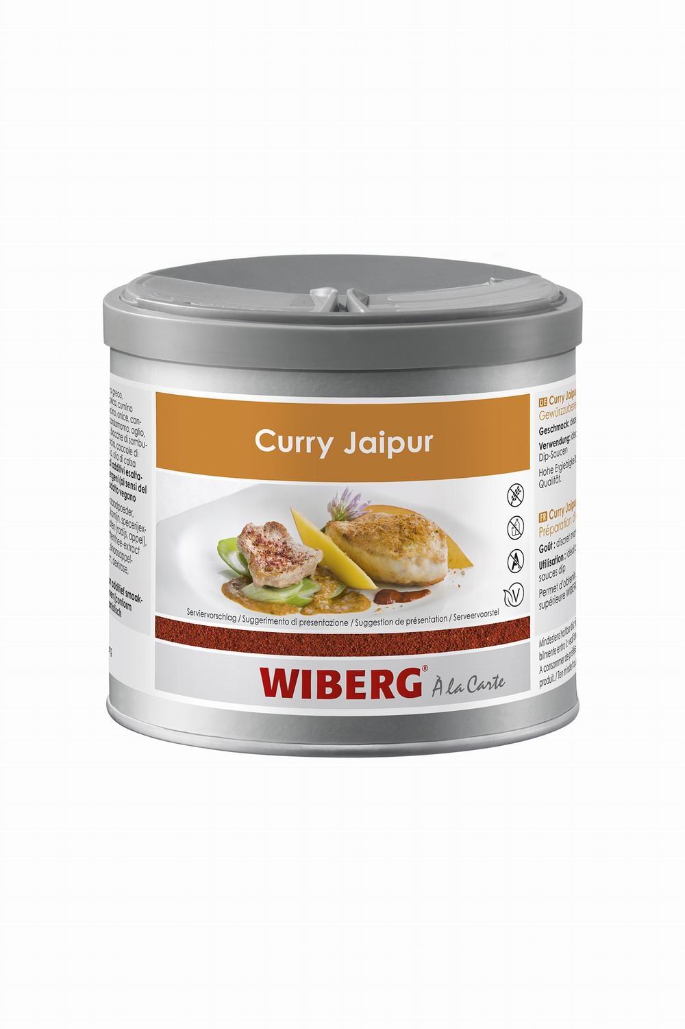 WIBERG - Curry Jaipur, Gewürzzubereitung - 250g - 4x