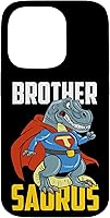 Vista 17 de Brother Saurus Brother Dinosaur T-Rex Superhero Case for iPhone 16