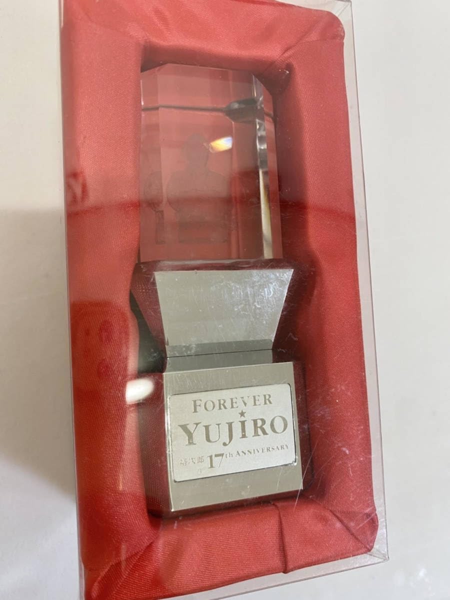 新品 未開封 クリスタルガラス製 ボトルストッパー forever裕次郎 