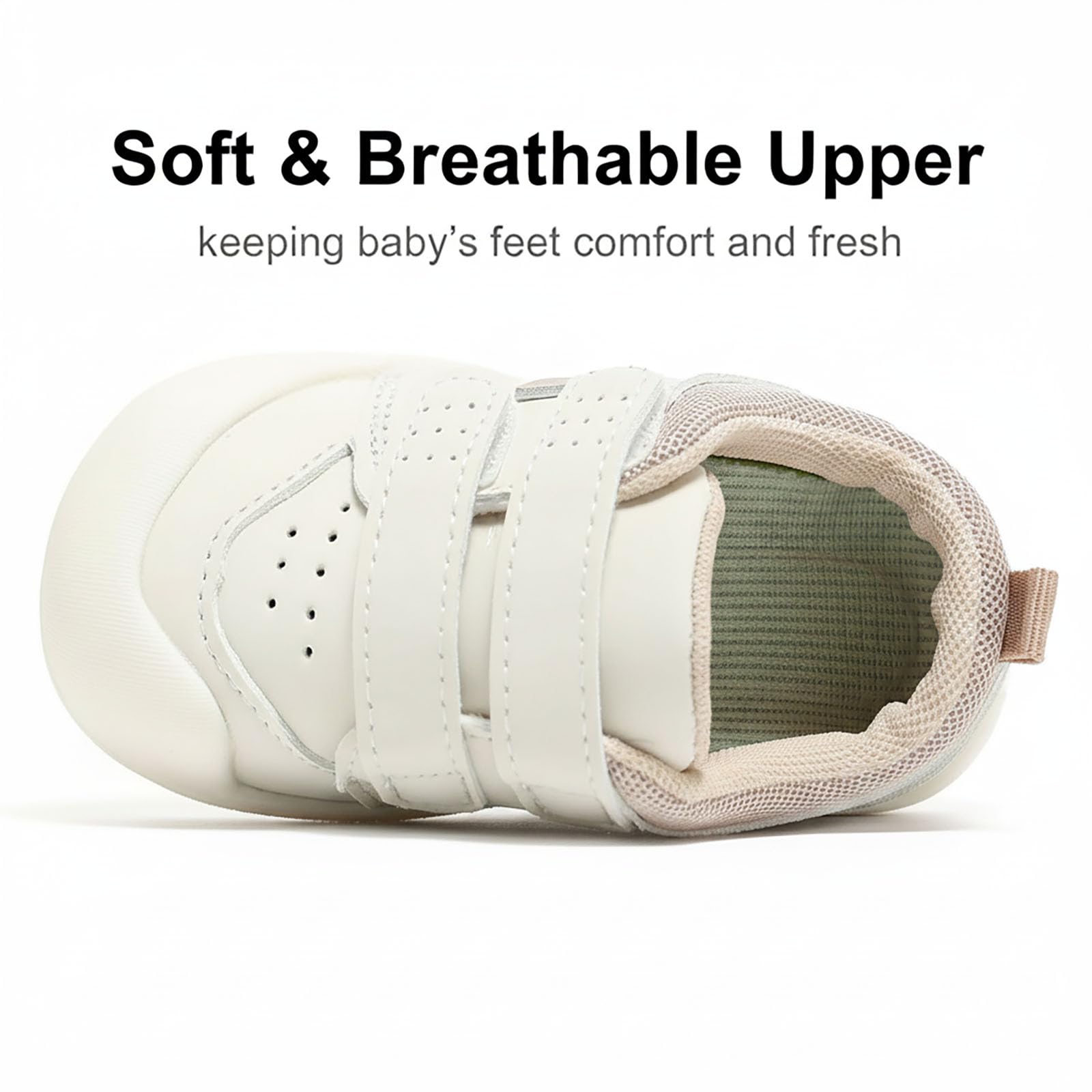 Zapatos de bebé y zapatos para niños y niñas, suaves para primeros pasos, antideslizantes, ligeros, zapatos para caminar para niños de 6 a 24 meses