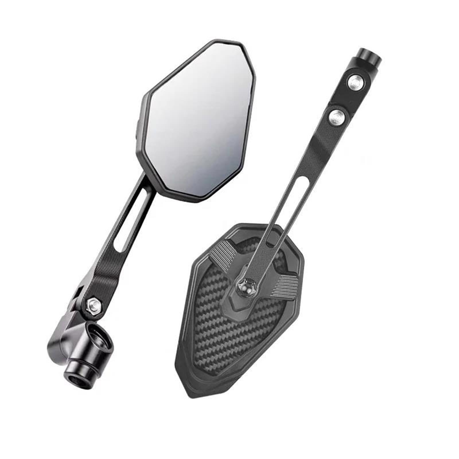 Rétroviseurs moto Z750 haut de gamme en alliage d'aluminium et miroir convexe