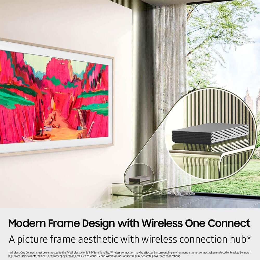 Samsung 65 Inch LS03FW NeoQLED 4K Smart TV, Black (Renewed)