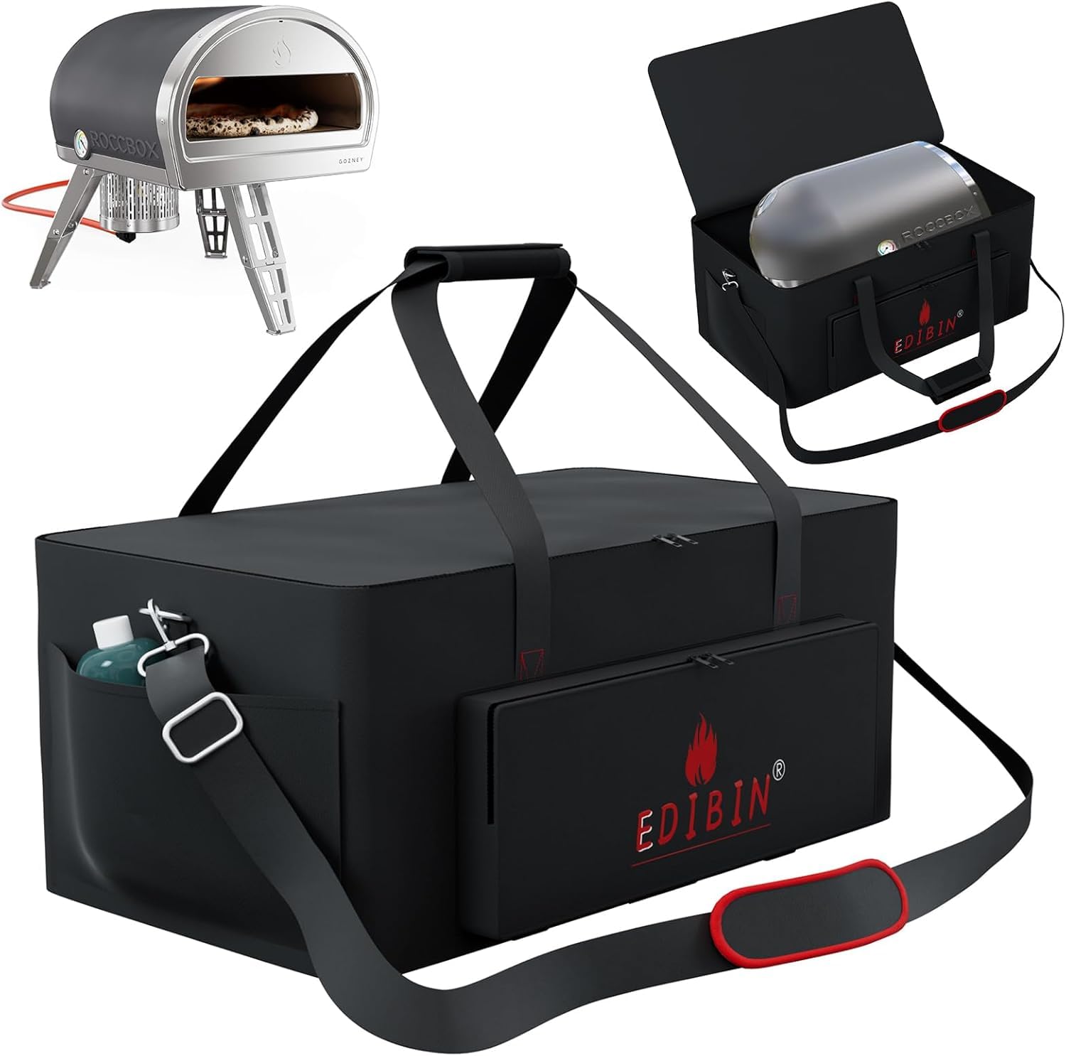EDIBIN Pizza Oven Carrying Bag for ROCCBOX Pizza Oven by Gozney Carry Bag,Heavy Duty 600D Waterproof Pizza Oven Cover for Roccbox Pizza Oven