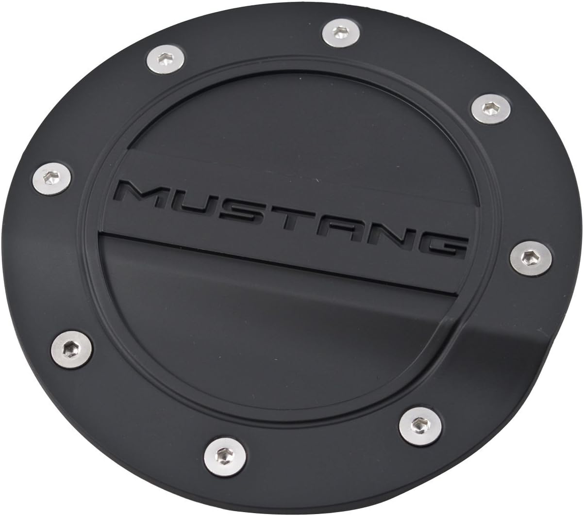 Mustang Carbon Carbon Fiber Fuel Door Cover For 2015-2023 Ford Mustang GT & EcoBoost - Add-On Style Ford Mustang 2024 - Foto 5