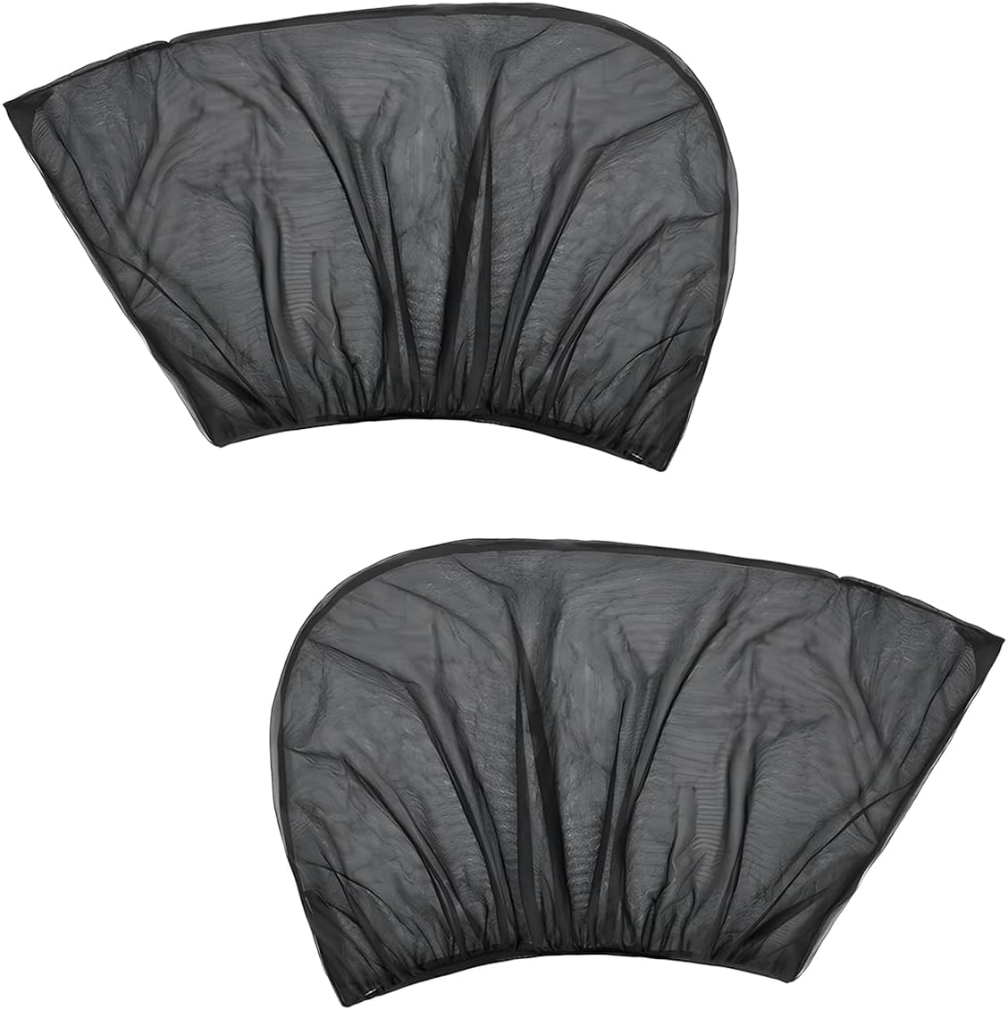 2PCS Car Window Shades, Breathable Mesh Car Side Window Sunshade, UV Protection Window Screen for Baby, Universal Auto Windows Cover for Privacy Protection, Camping (SUV/Rear)