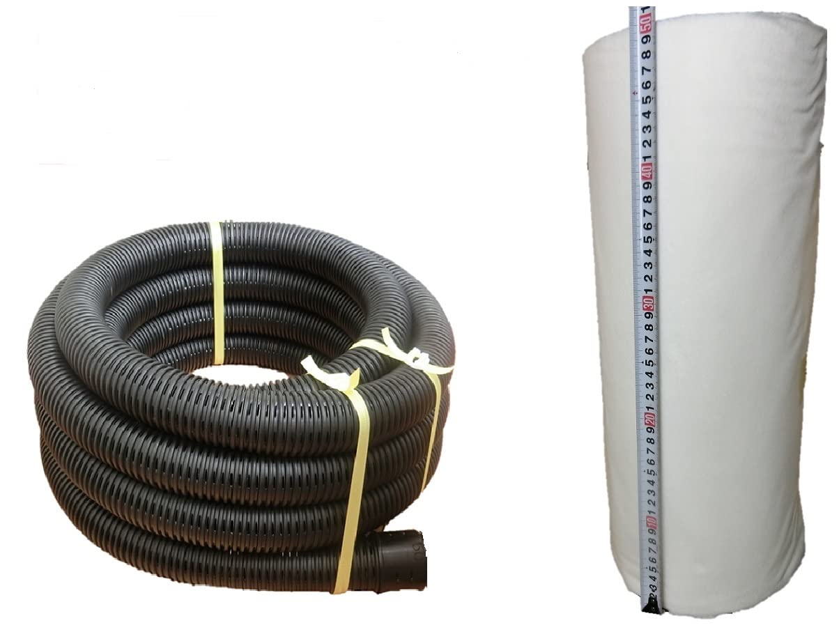 塩ビ VU有孔管 φ100×4m 20本 設備配管工事 透水工事