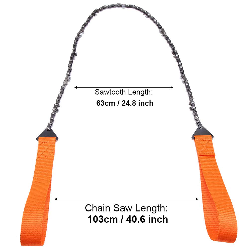 Portable Handheld Survival Chain Saw Emergency Chainsaw Camping Tool for Campers Hikers