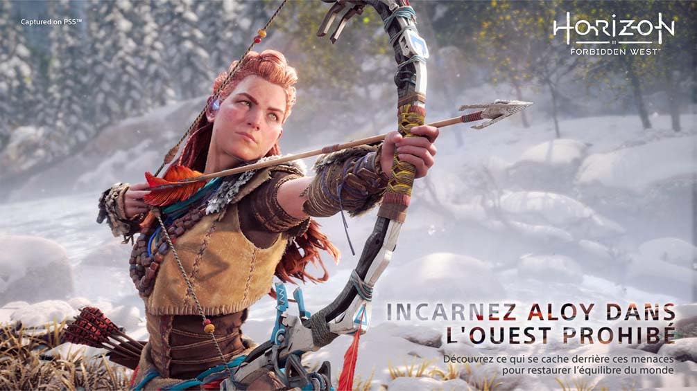 Sony PlayStation 5 Jeux, Horizon Forbidden West PS5, Édition Standard, Version Physique avec CD, Langue : Français, 1 joueur, PEGI 16+