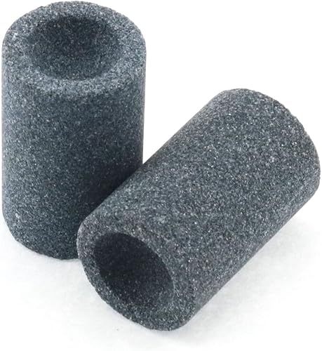 2 piezas de sacapuntas de dardos redondos 0.630x0.984 in piedra de arena de afilado redondo para dardos de punta de acero