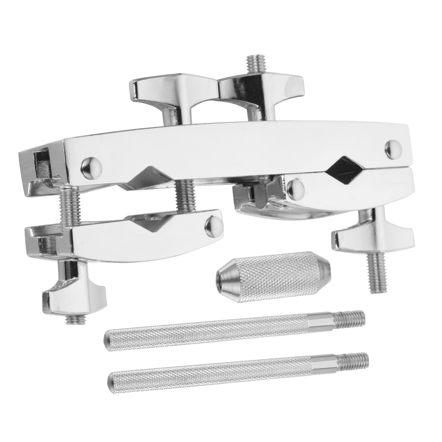 VICASKY Drum Set Cowbell Holder Metal Mount Clamp for Cymbal Easy Install Drum Accessories