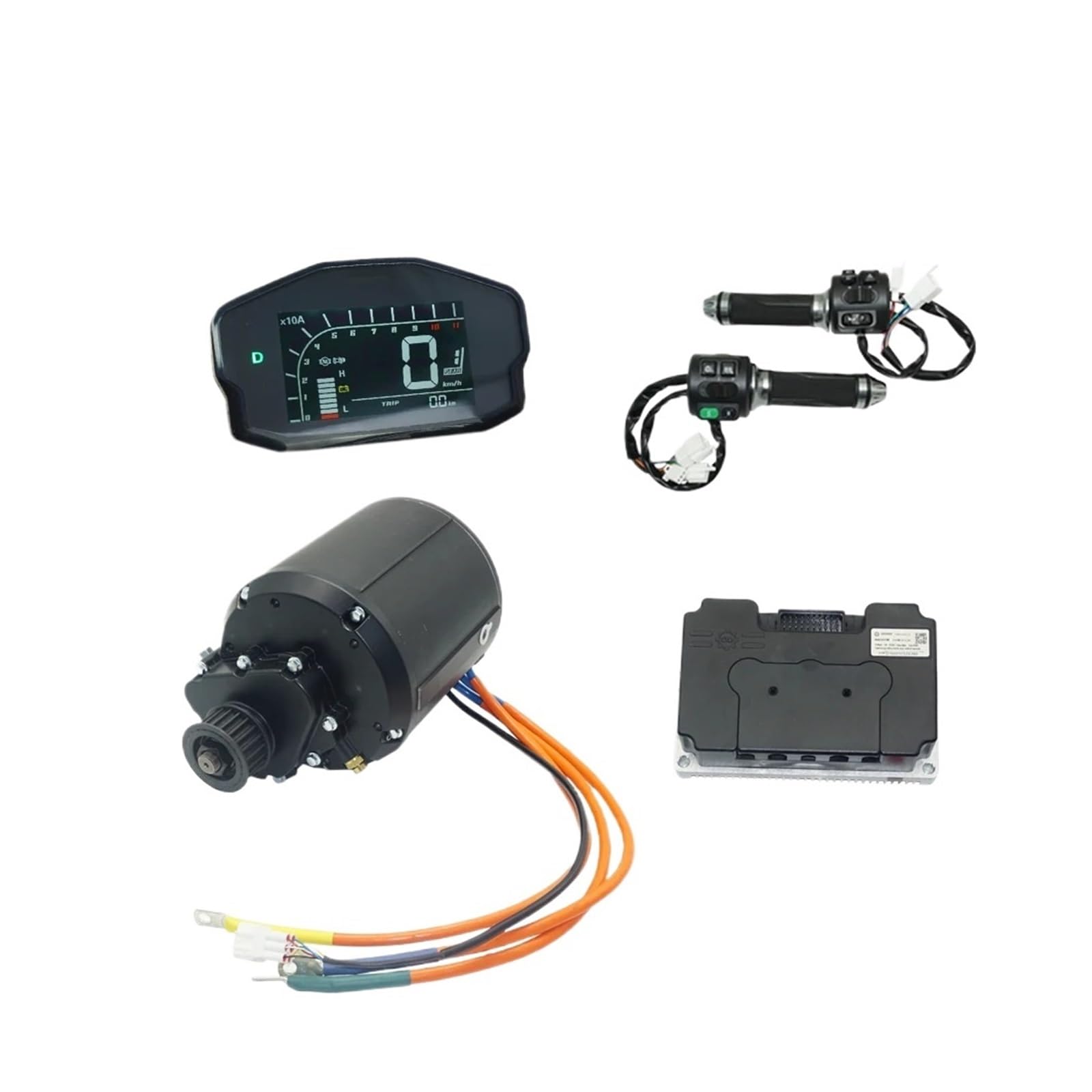 Mittelantriebsmotor Flüssigkeitsgekühlte Mittelantriebsmotor-Kits mit programmierbarem Fardriver-Controller ND72680, 72 V, 350 A