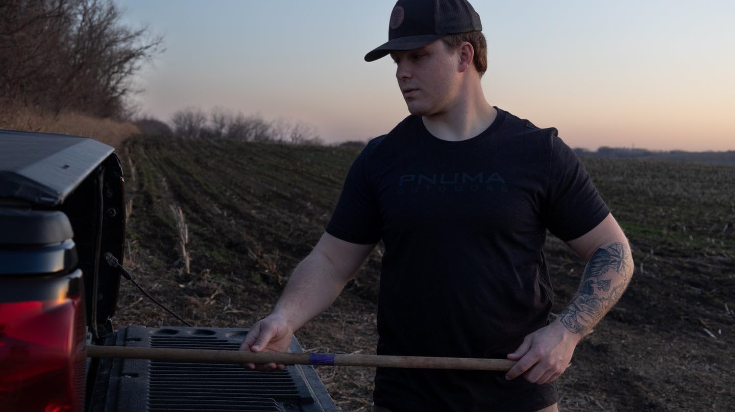 Pnuma Outdoors Dark Short Sleeve Tee, Black, Durable and Comfortable T-Shirt for All-Day Wear (SS-TS) - Image 4