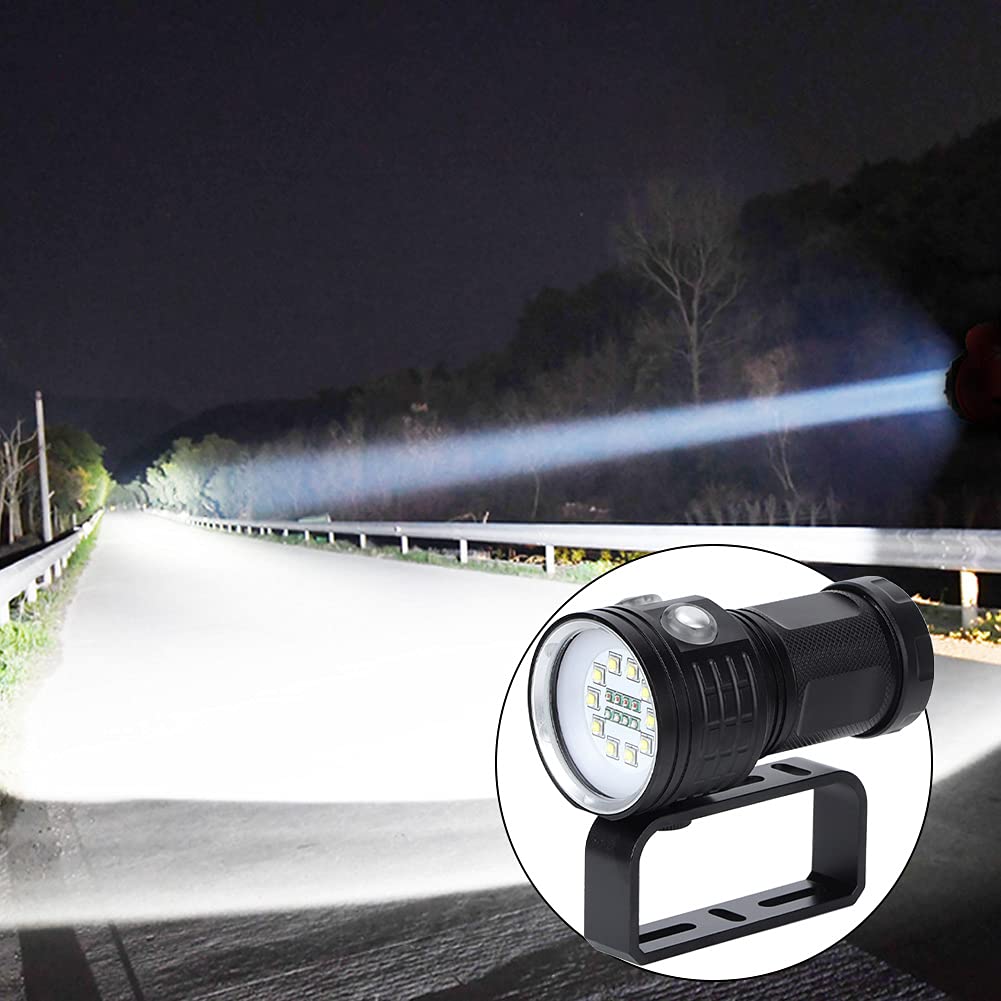 Wodoodporna super jasna latarka LED IP68 do nurkowania do sportów wodnych na świeżym powietrzu (B11)