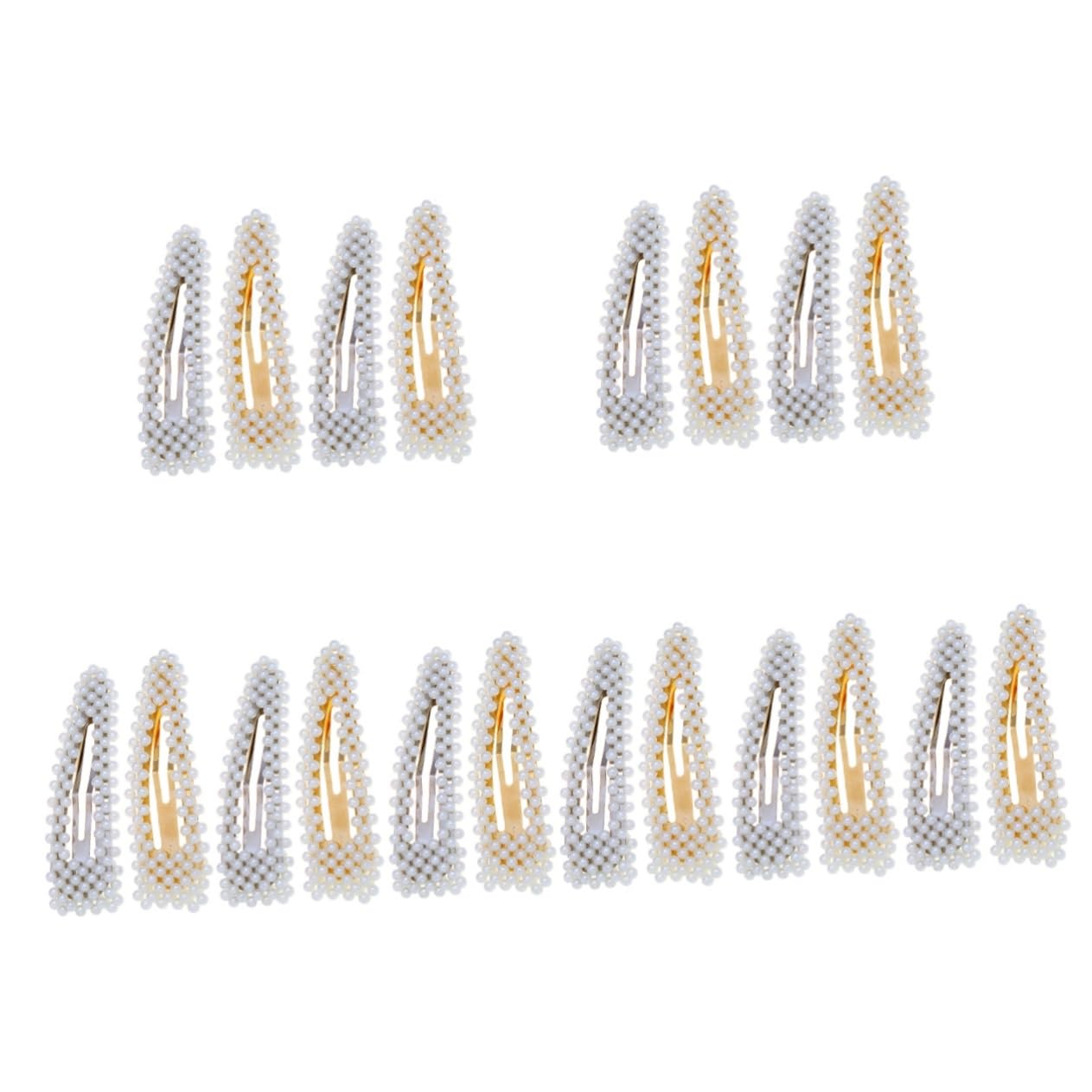 FRCOLOR 20 horquillas para el pelo para mujer, decoración de boda, perlas sintéticas, pinzas para el pelo, accesorios para el cabello para mujeres, accesorios para el cabello de perlas y niñas,