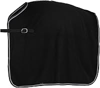 Vista 1 de HORZE Kiel Fleece Quarter Sheet - Negro - Caballo