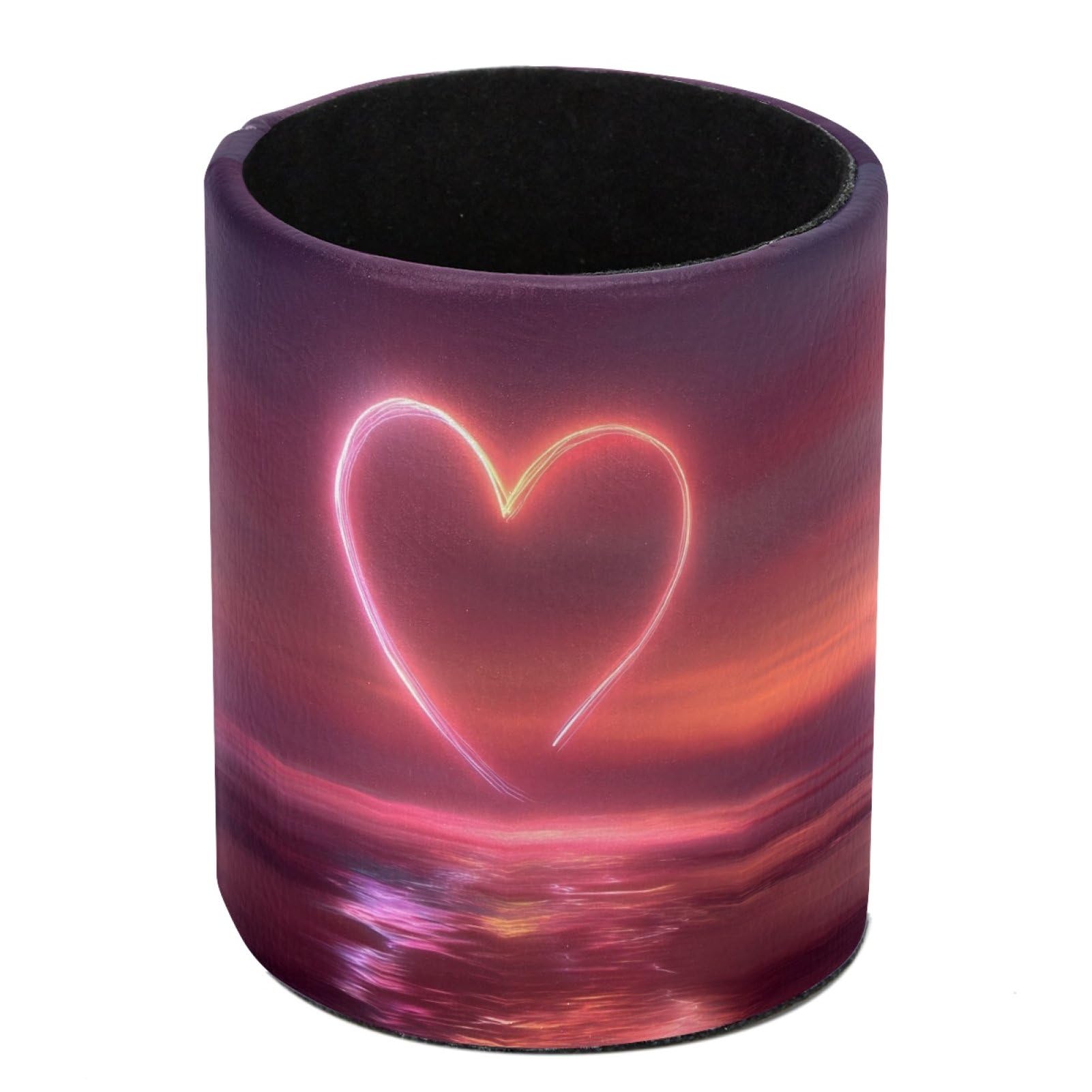 FWJZDSP Love at Sea Pencil Cup Pen Organizer Makeup Brush Holder for Office Home Countertop Desk Accessory Storage