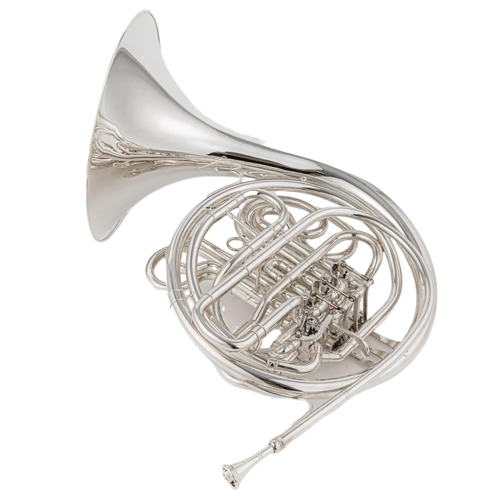 Waldhorn Waldhorn Integral Doppel 4 Klappen F Stimmung Bb Stimmung Silber Mit Zubehör