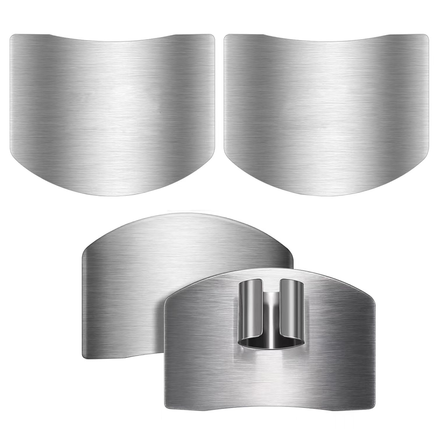 3PCS Finger Guards for Cutting Stainless Steel Finger Protector Kitchen Tool Chef Knife Cutting Finger Guard Knife for Food Chopping Cutting Avoid Hurting