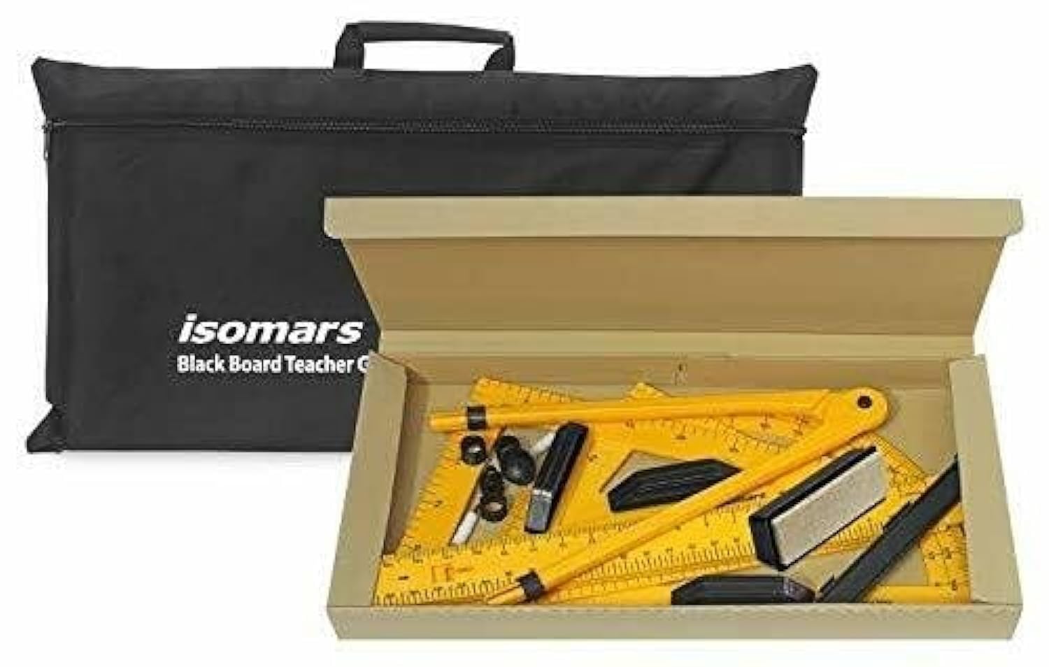 Isomars Black Board Teacher Geometry Set with Bag