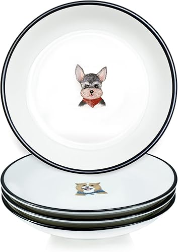 Miniatura 9 de Juego de 4 platos de cerámica con diseño de colillas de gato de 5 pulgadas  5.0 in.  5.0 in.  5.0 in.  5.0 in.  5.0 in.  5.0 in.  5.0 in