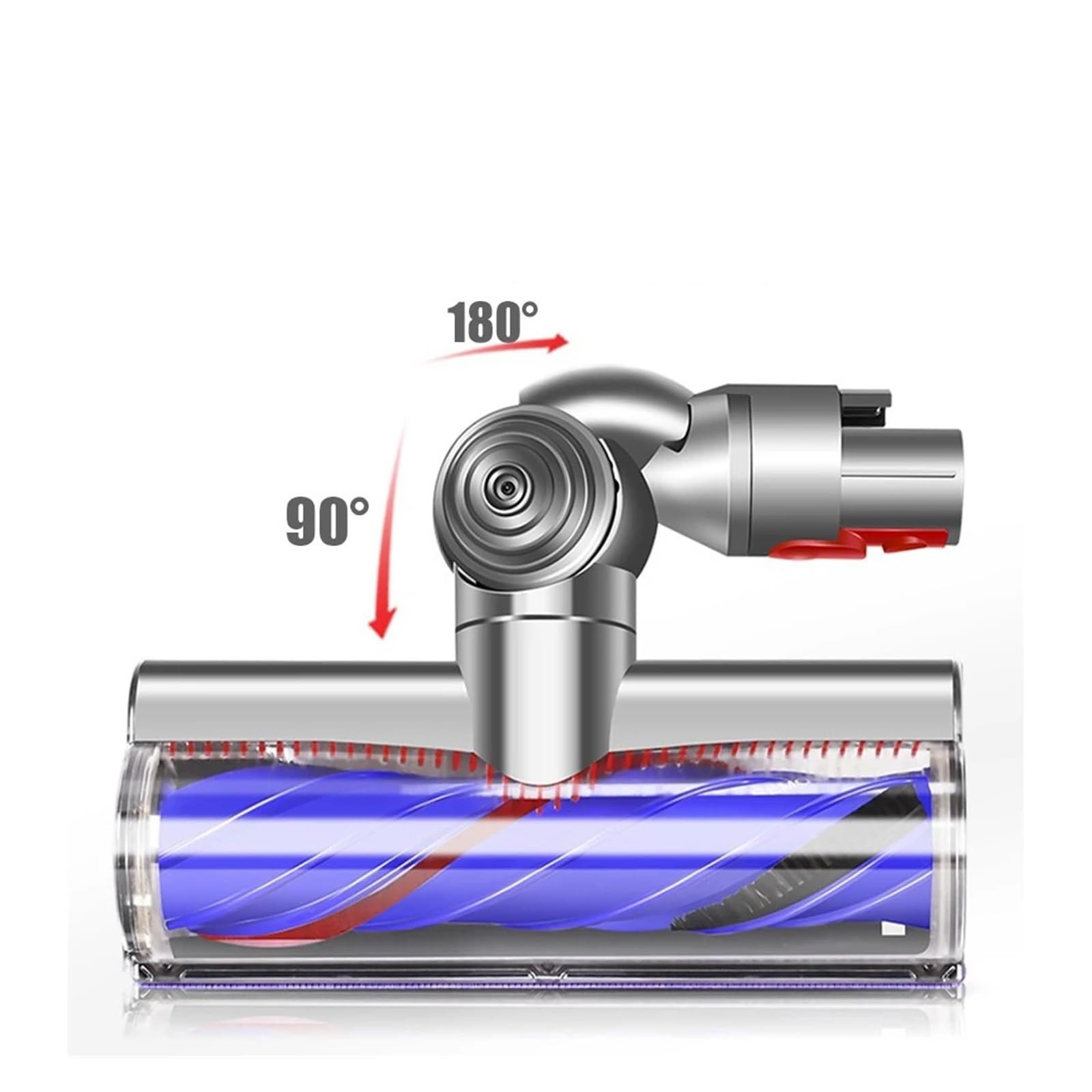 Herramienta de turbina de cepillo de cabezal limpiador, Compatible con Dyson, V7 V8 V10 V11 V15, cabezal limpiador de accionamiento directo Entangleme,