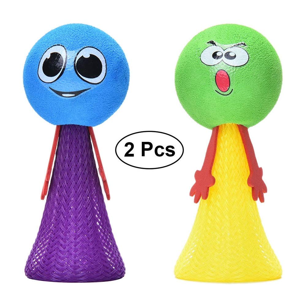 Simple Days Funny Expressive Emoji Jump Elf Bounce Toy for Kids Educational Gift (Pack of 2)