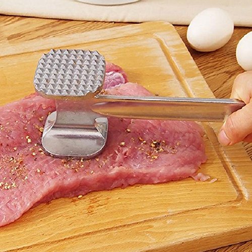 WANAONE Meat Tenderizer, Aluminum Alloy Hammer Meat Mallet Tool and Chicken Pounder, Steak Beef Soften Pestle Pork Chicken Hammer Kitchen Tool(size:4.5 * 19cm) - Image 6