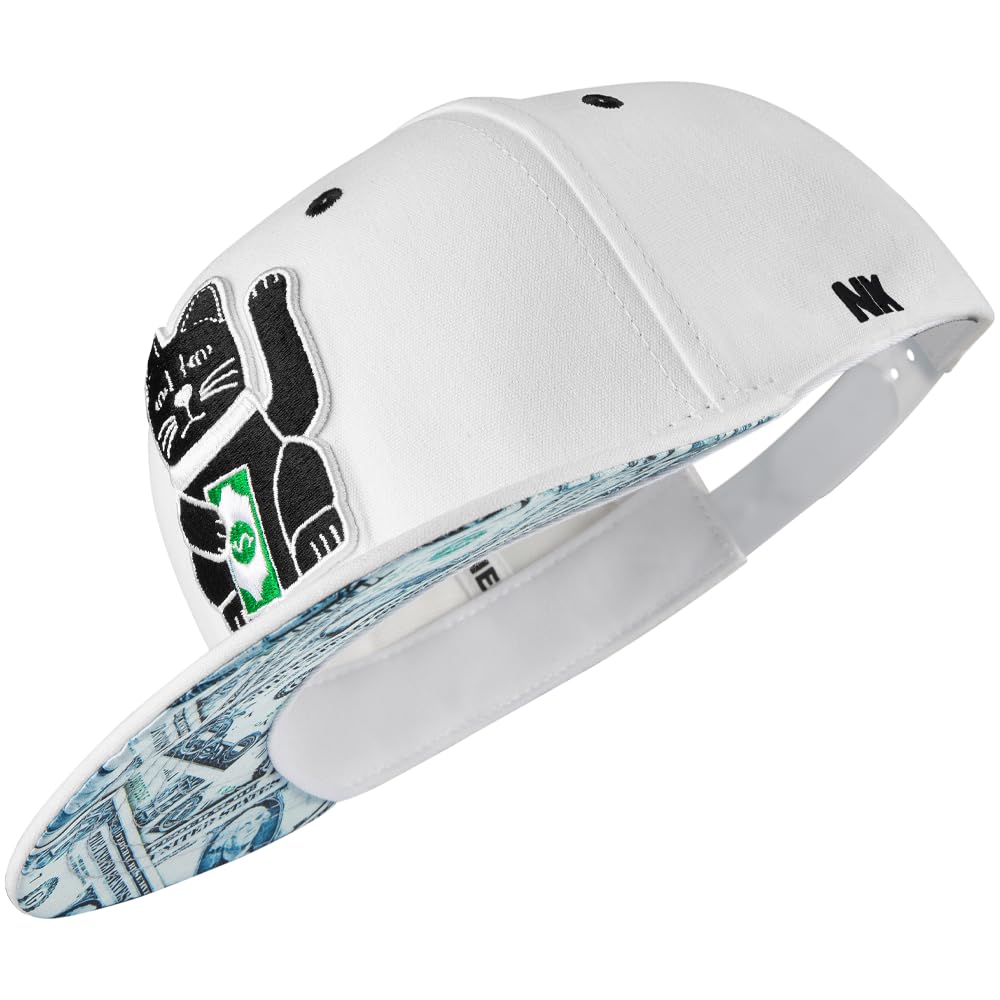 Nebelkind Gorra de béisbol para Hombre y Mujer, Talla única, Ajustable, Unisex, Estilo Urbano, Gorra de béisbol con Visera Recta, Retro