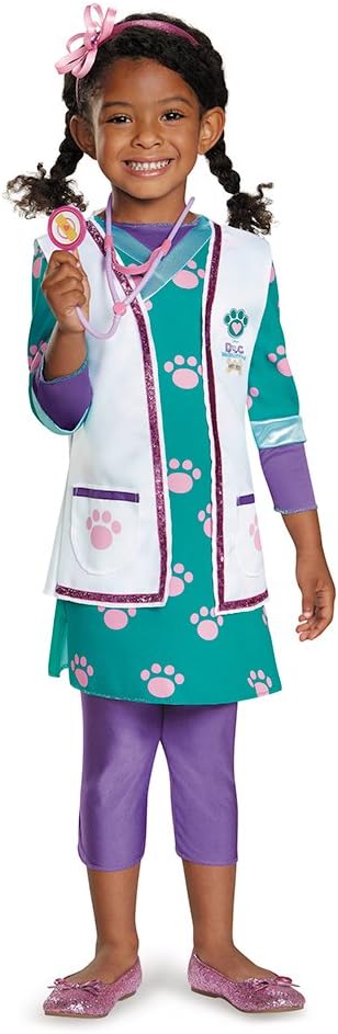Disguise Doc Pet Vet Deluxe Costume, Medium (7-8)