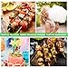 Hysagtek 400 Pcs Wood Skewers 6 Inch Bamboo Skewers Fruit Skewer Chocolate Fountain Sticks Fondue Sticks for Appetizer, BBQ, Cocktail, Kabob, Chocolate Fountain, Barbecue, Party