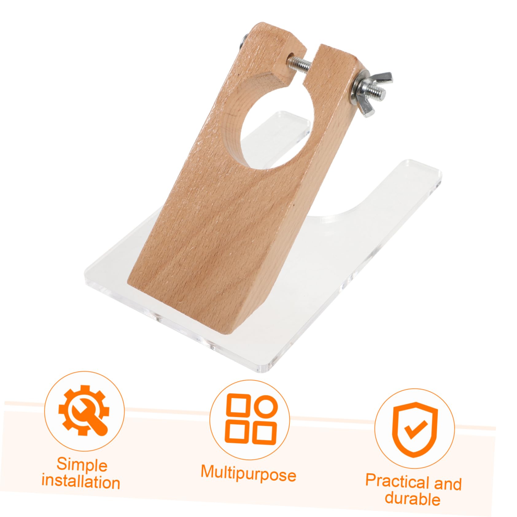 Soporte de Esquila para Recortadora de Alfombras de Madera y Plástico, Herramienta Práctica Superficie Lisa para DIY y Limpieza en Hotel