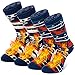 Lowbangge Chaussettes thermiques femmes hommes 2 paires, chaussettes câlines moelleuses Chaussettes, de Noël Chaussettes chaudes Chaussettes d'hiver Unisexe