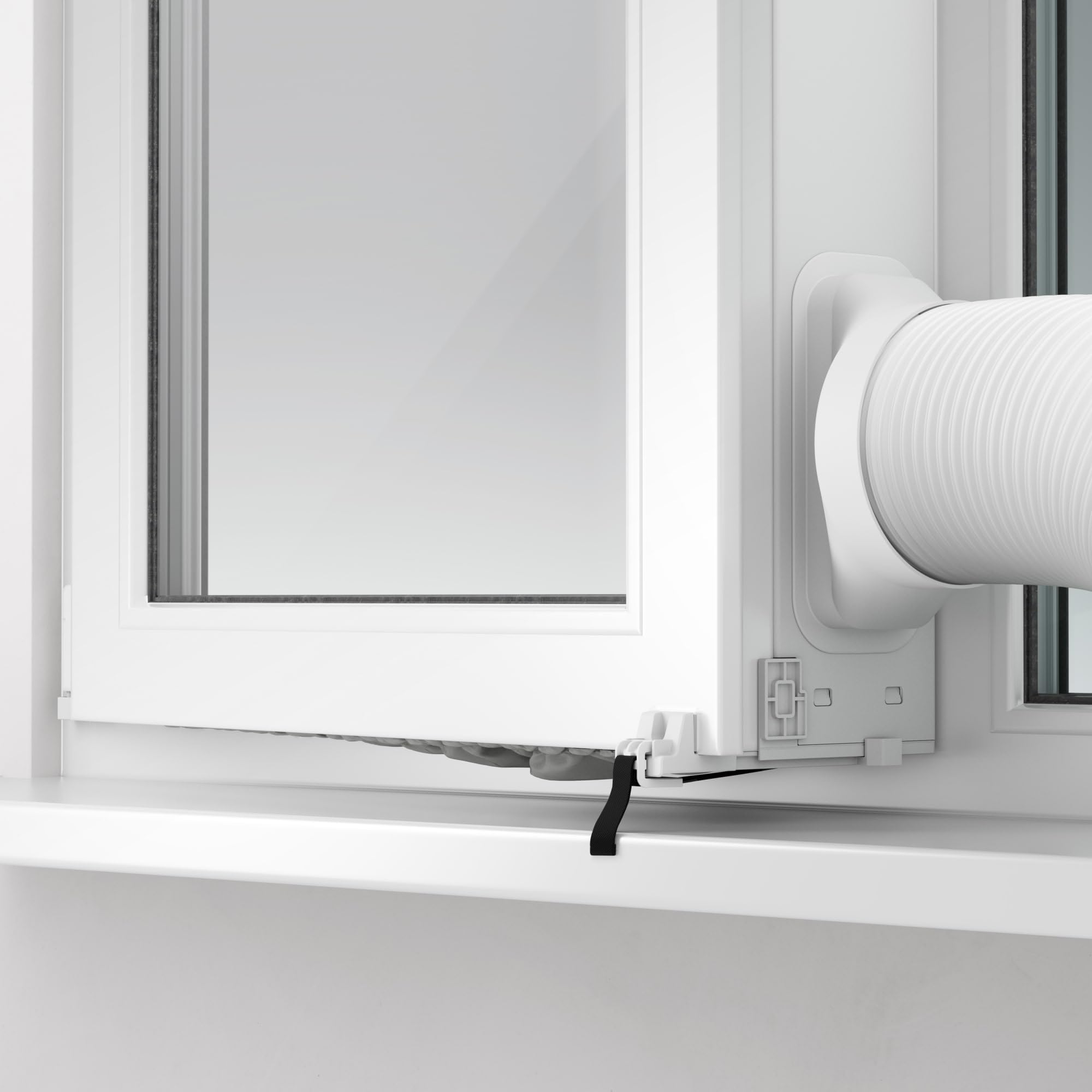 AEG AWKIT5 Premium Fensterabdichtungs-Set für Klimageräte 15 cm Schlauchdurchmesser grau-weiß