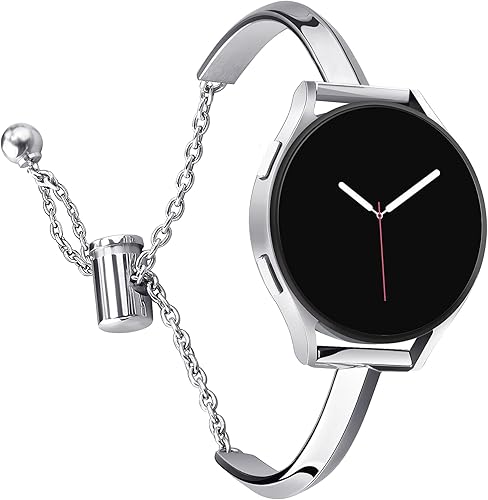 Vista 8 de CrocSee Stainless Steel Band Compatible with Samsung Galaxy Watch 7 6 5 4 40mm 44mm/Watch 6 Classic 43mm 47mm/Watch 4 Classic 42mm 46mm/Watch 5 Pro