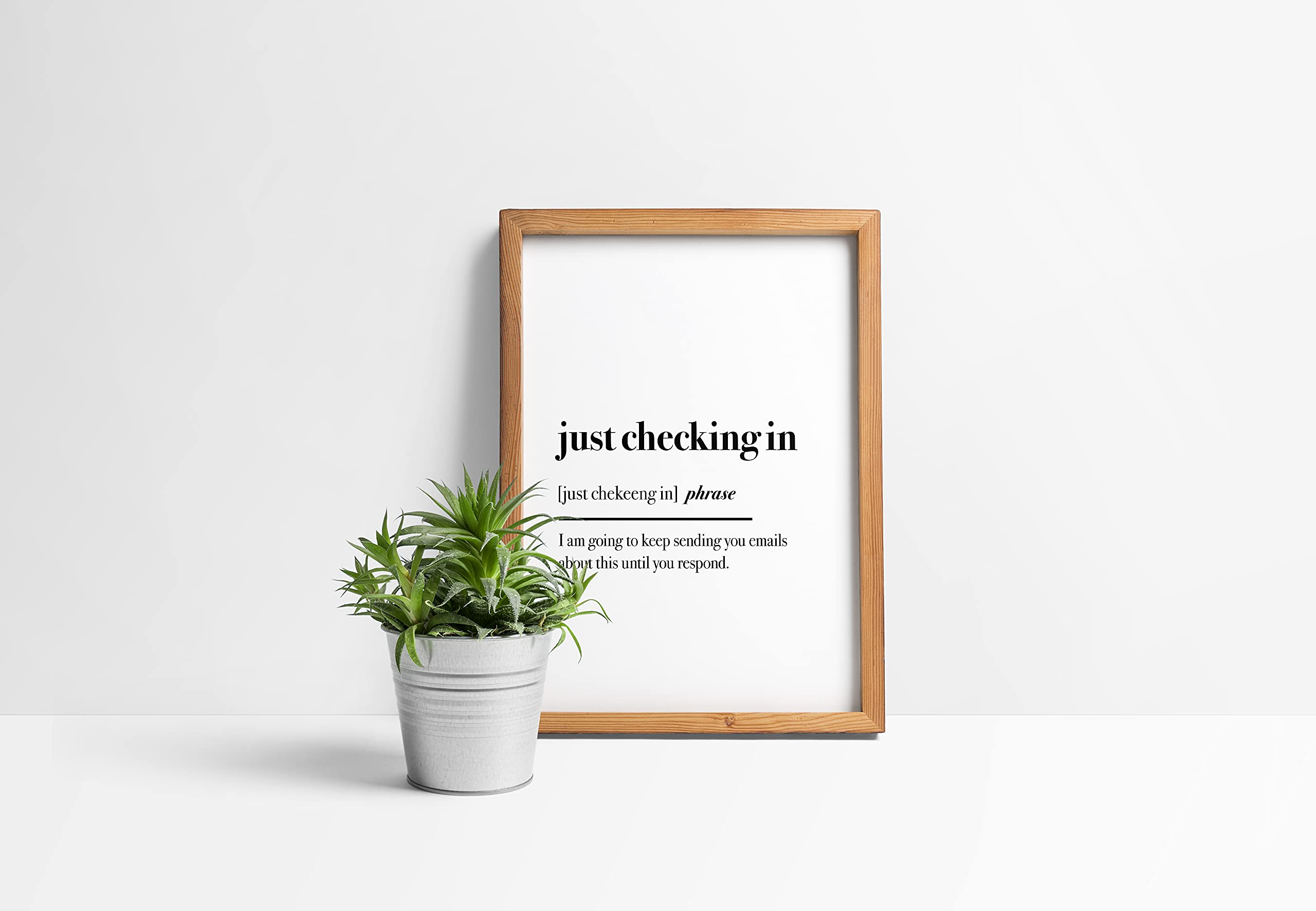 Haus and Hues Funny Wall Décor Home Office Wall Decor Funny Quotes