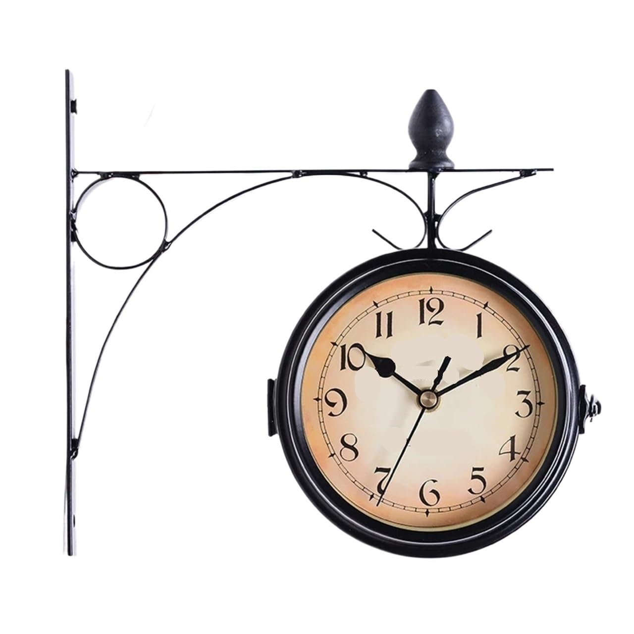 ZHSOAO Double Sided Waterproof Wall Clock for Patio, Pool, Garden