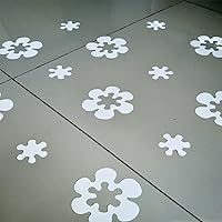 Vista 3 de COMPAC HOME Select Safe-T-Shapes, Large, White Daisy 14 Count (Pack of 2)