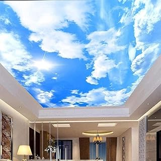 12 Office Painting Ideas for Fresh Motivating Walls 43 Custom Ceiling Sky Wall Mural Cloud Self-Adhesive Wallpaper Kids Room Be...
