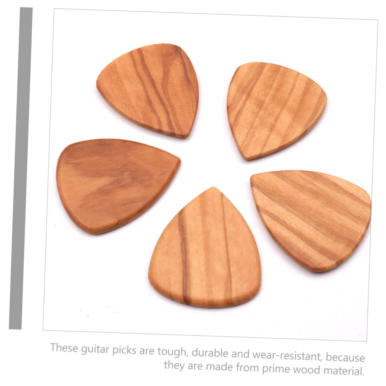 16stücke Olivenholz Gitarrenplektren Praktische Picks Für Akustik Gitarre Langlebig Und Klangstark Für Gitarristen Und Musikliebhaber