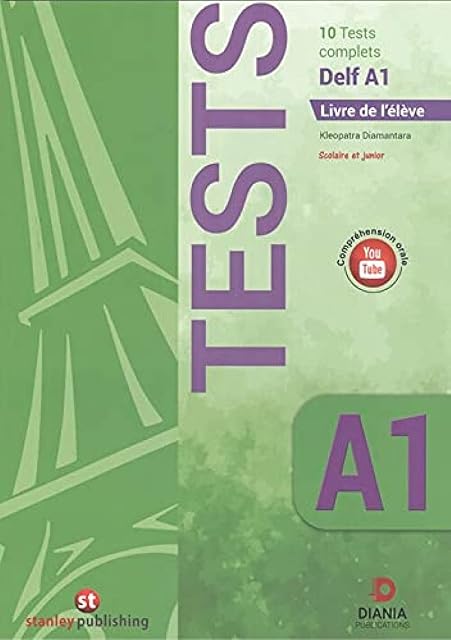 Portada de Delf a1 scolaire 10 tests livre de l´élevè