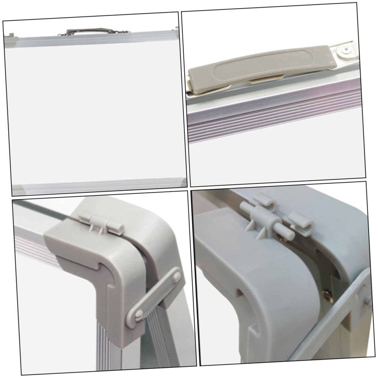 Sosoport Lavagna Magnetica da Tavolo Bifacciale Leggera Lavagna Bianca Cancellabile a Secco Supporto Pieghevole Portatile per Appunti e Promemoria da Ufficio e Casa