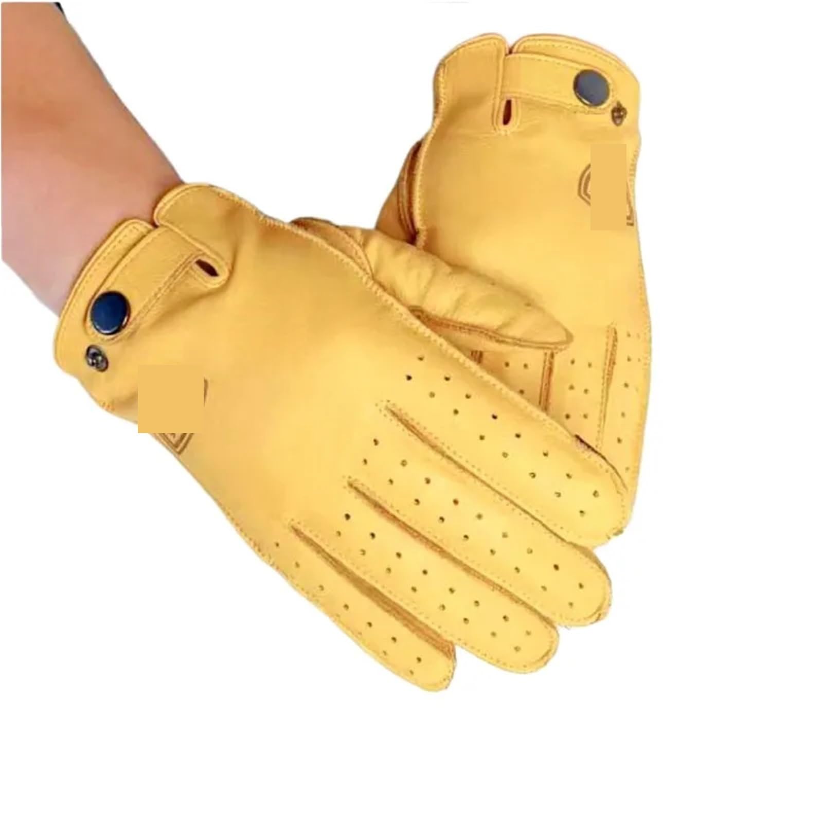 Leder autohandschuhe Retro Herren Motorrad Reiten Lederhandschuhe Vintage Rindsleder Verschleißfeste Radfahren Camping Handschuhe Geeignet für Outdoor