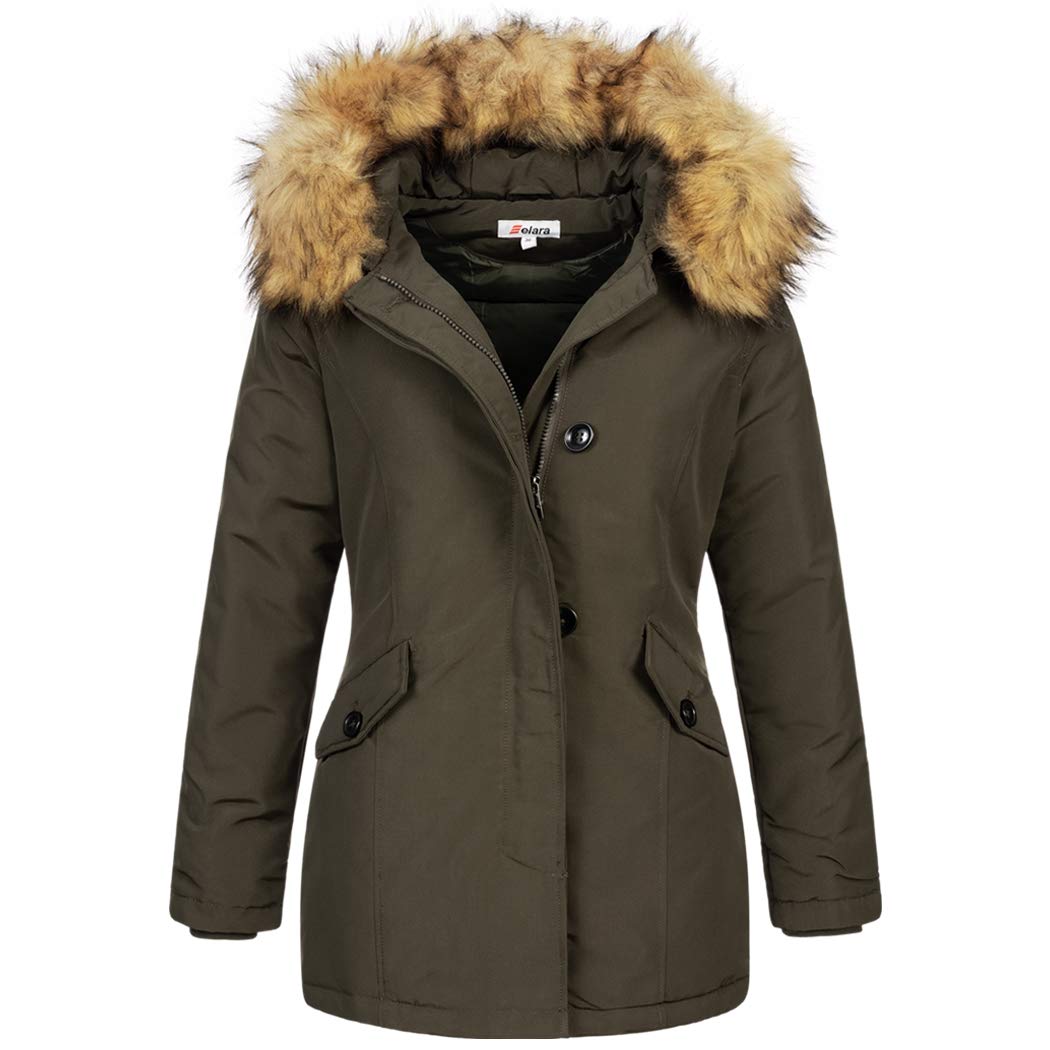 Elara Parka Invernale da Donna Cappotto Chunkyrayan
