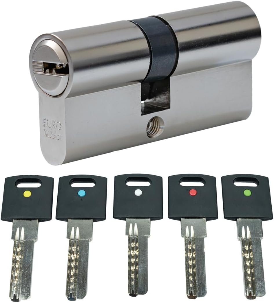 Cilindro Serratura Yale YC1000+ - Estraibile, 6 Perni, 4 Chiavi Reversibili, Nichelato, Per Porte Ingresso - Foto 11