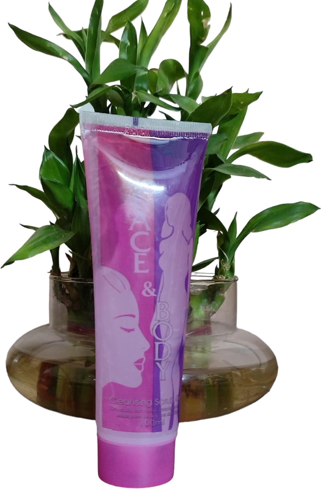 HD 100% Natural Face & Body Cleansing Scrub Gel | Face & Body Scrub for Women-image-8